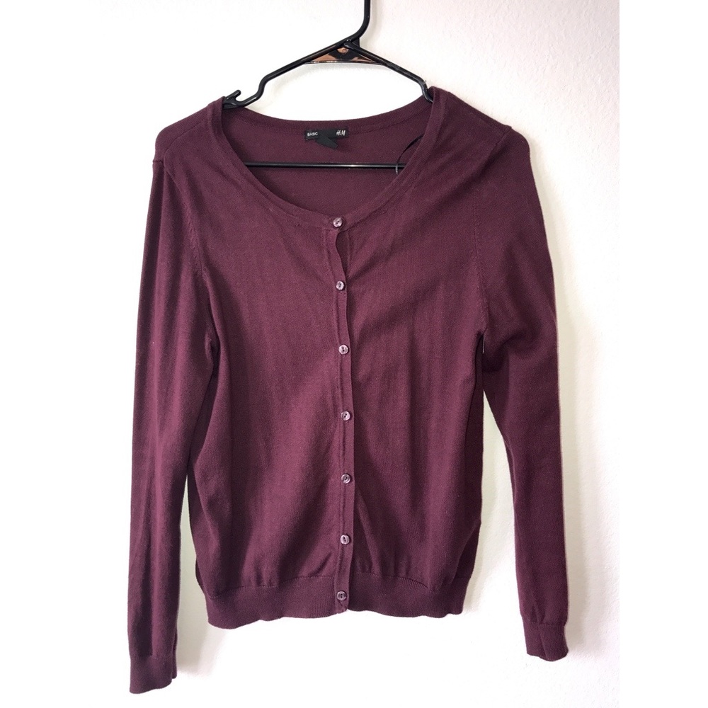 Purple Cardigan From H&M